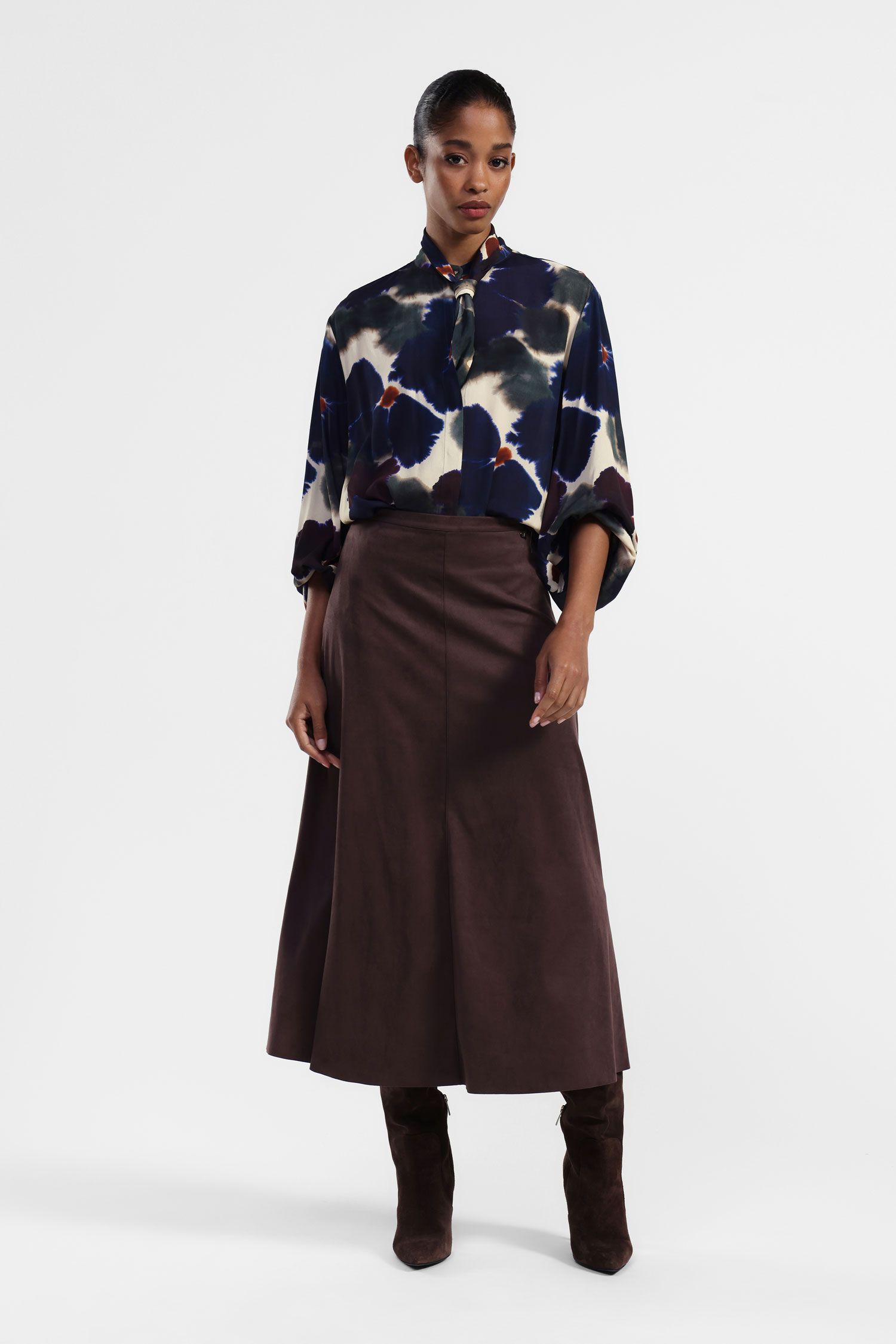 Gonna midi a vita alta DIXIE MenhirShop