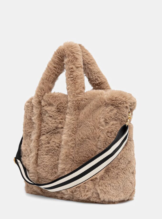 Borsa tracolla e manici in ecopelliccia - LIU JO