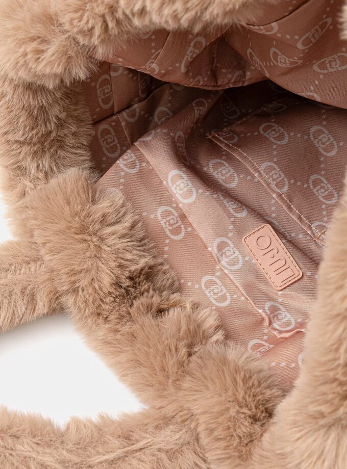 Borsa tracolla e manici in ecopelliccia - LIU JO