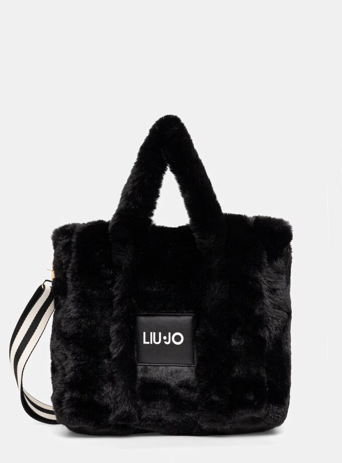 Borsa tracolla e manici in ecopelliccia - LIU JO